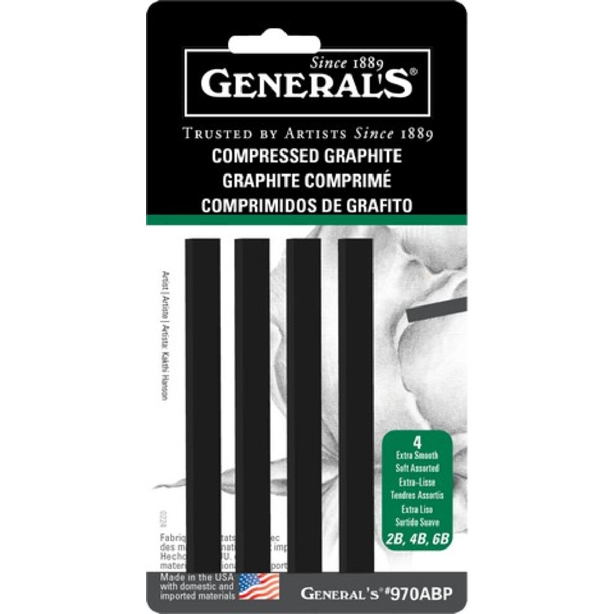 General's Assorted Graphite Sticks 4pk